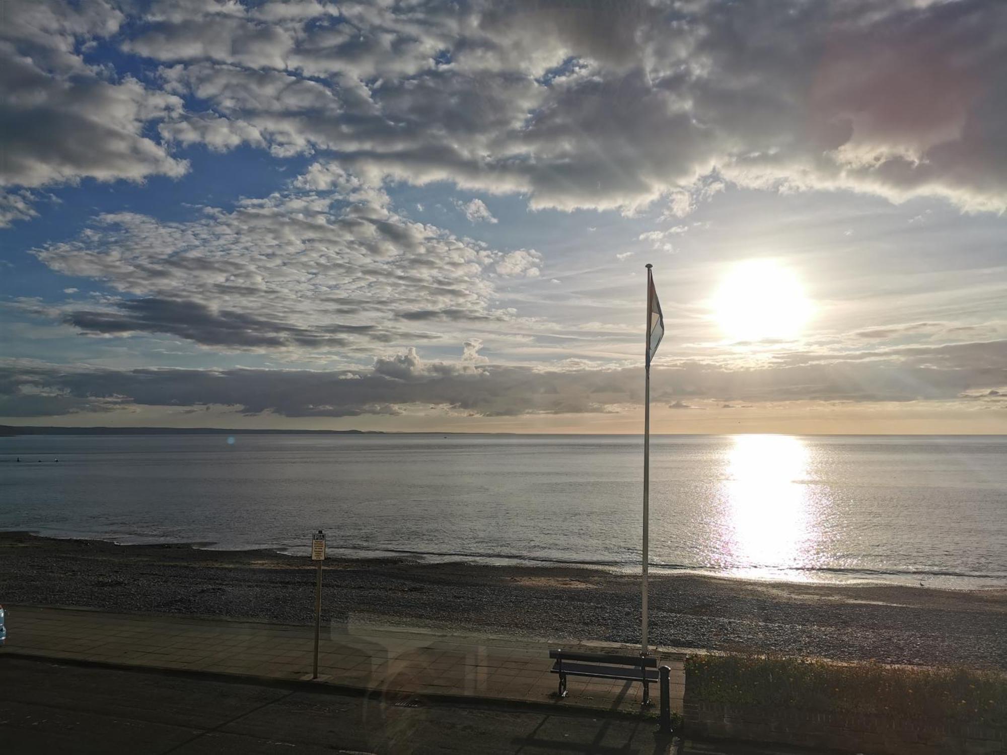 Ferienwohnung Lovely Seafront 2 Bed Flat In Aberystwyth Exterior foto