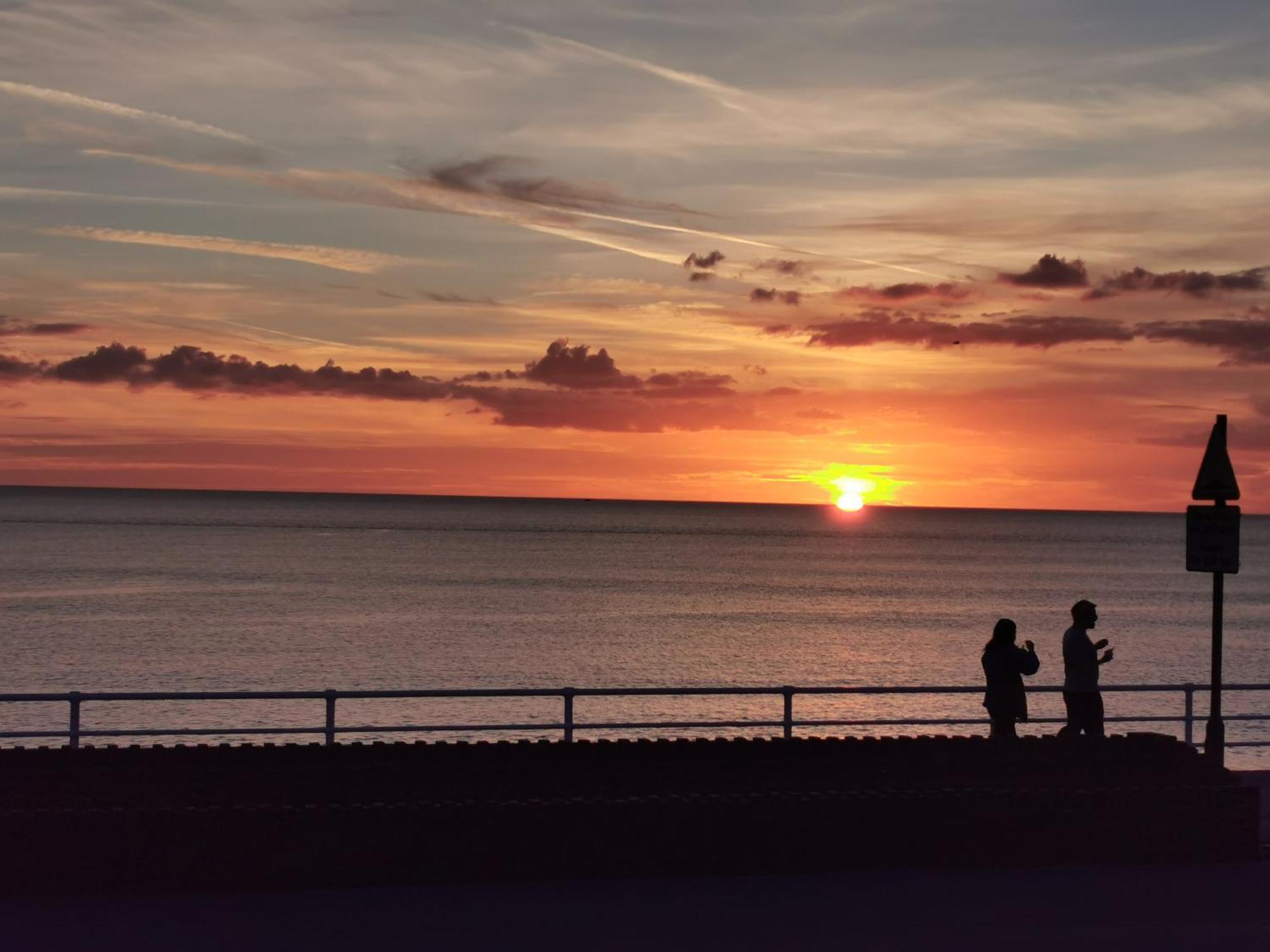 Ferienwohnung Lovely Seafront 2 Bed Flat In Aberystwyth Exterior foto